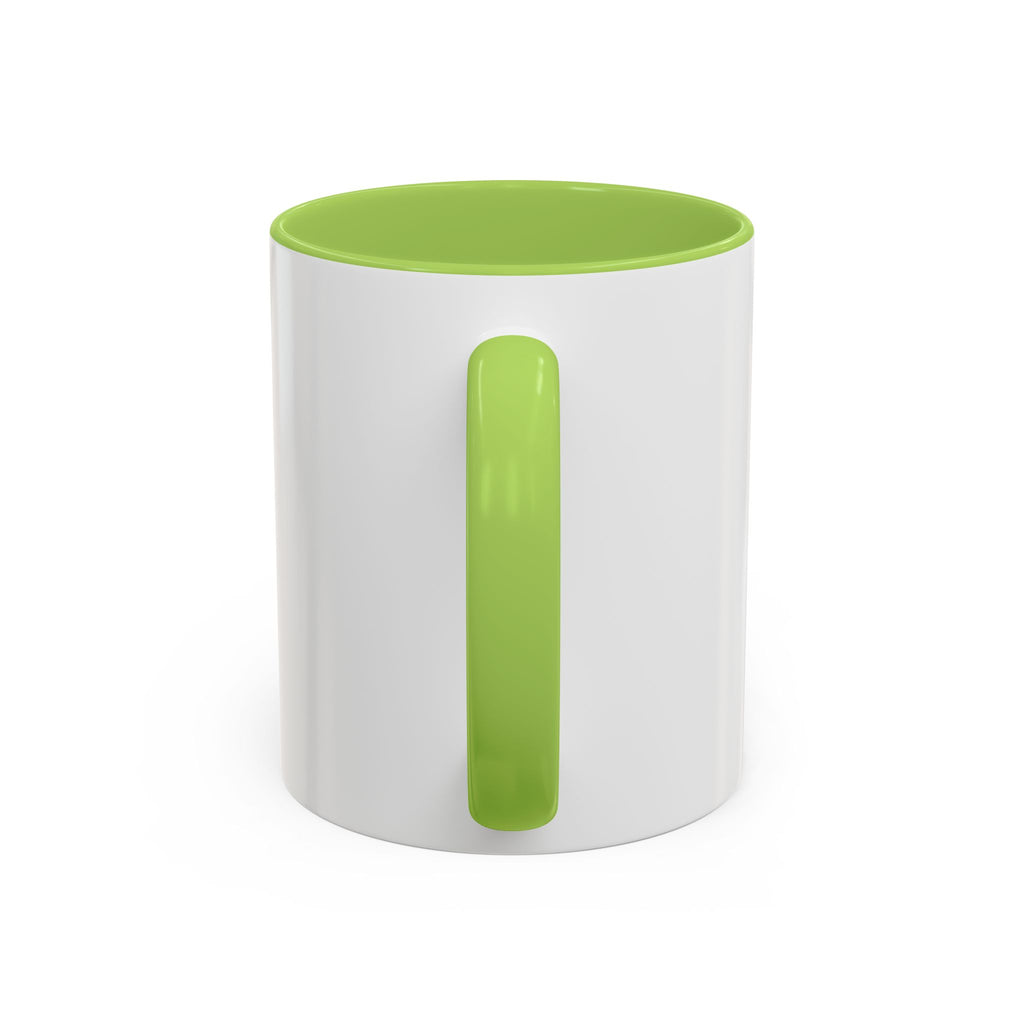 Faith and Caffeine Accent Coffee Mug — Christian Cross Coffee Cup (11/15 oz)