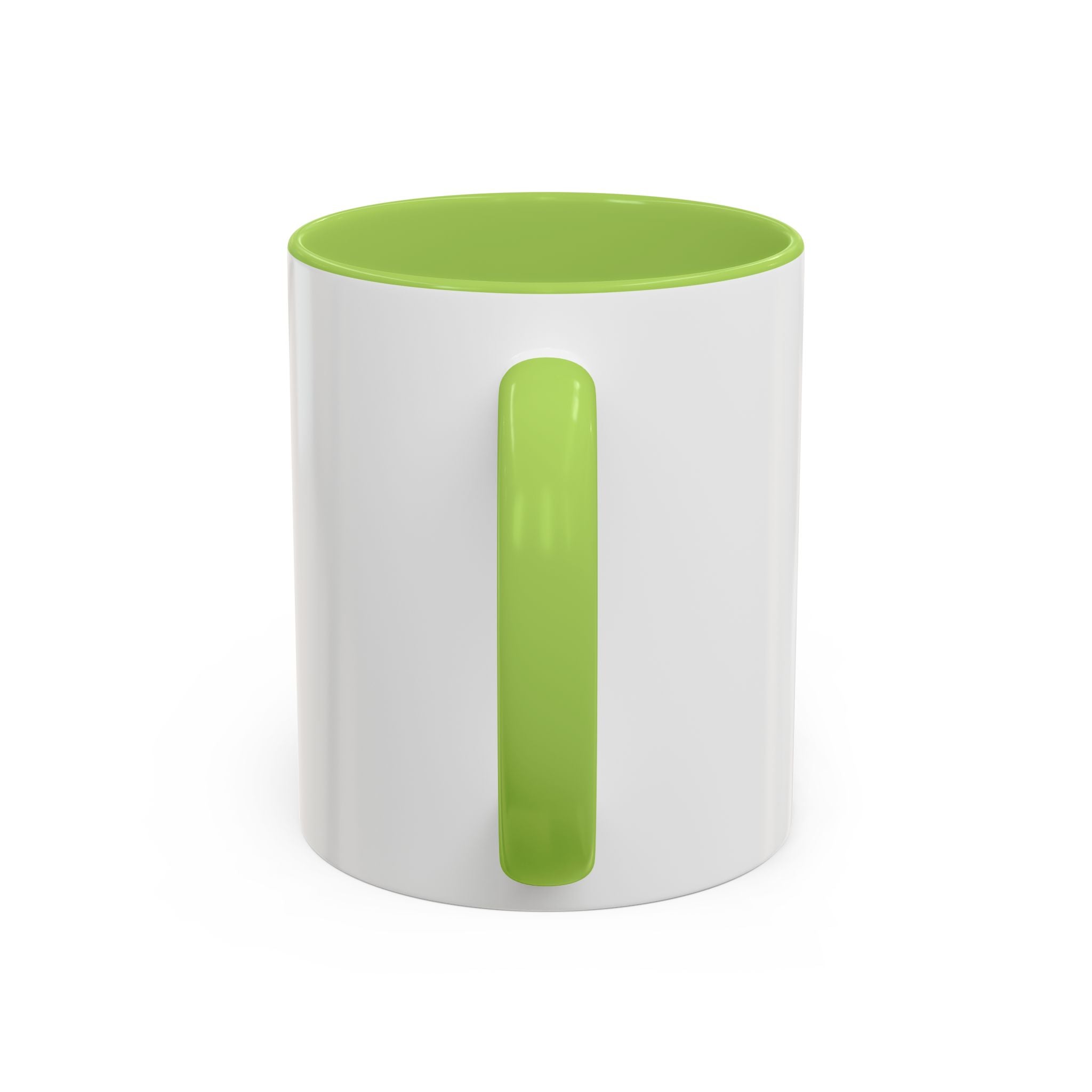 Faith and Caffeine Accent Coffee Mug — Christian Cross Coffee Cup (11/15 oz)