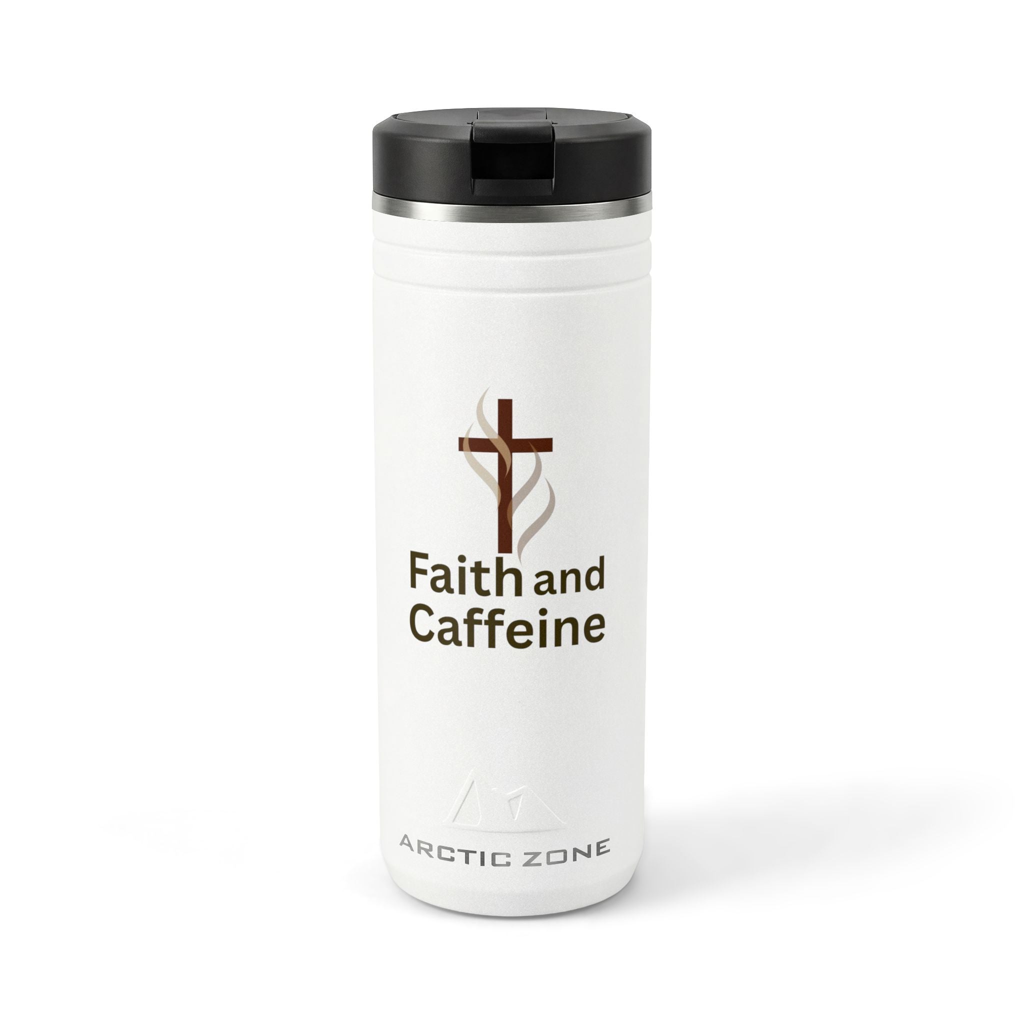 Faith and Caffeine 24oz Thermal Tumbler