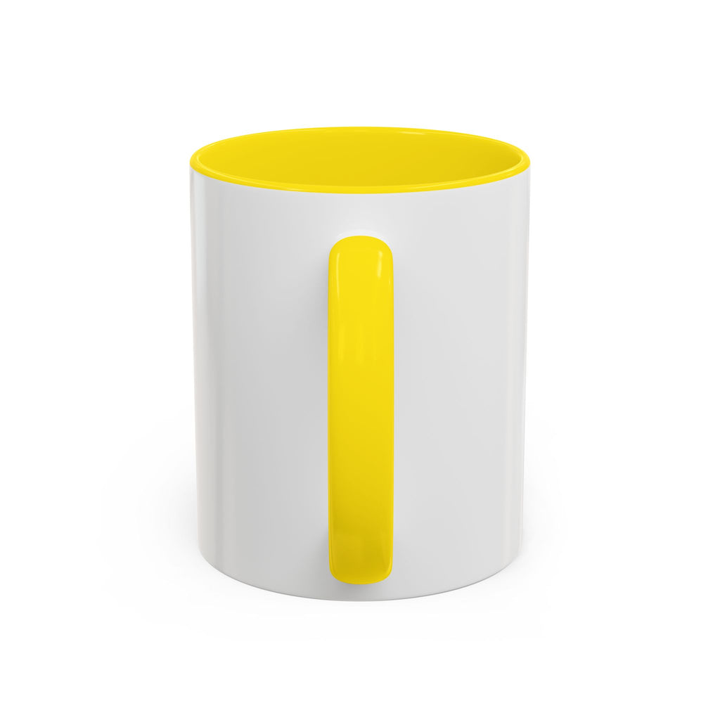 Faith and Caffeine Accent Coffee Mug — Christian Cross Coffee Cup (11/15 oz)