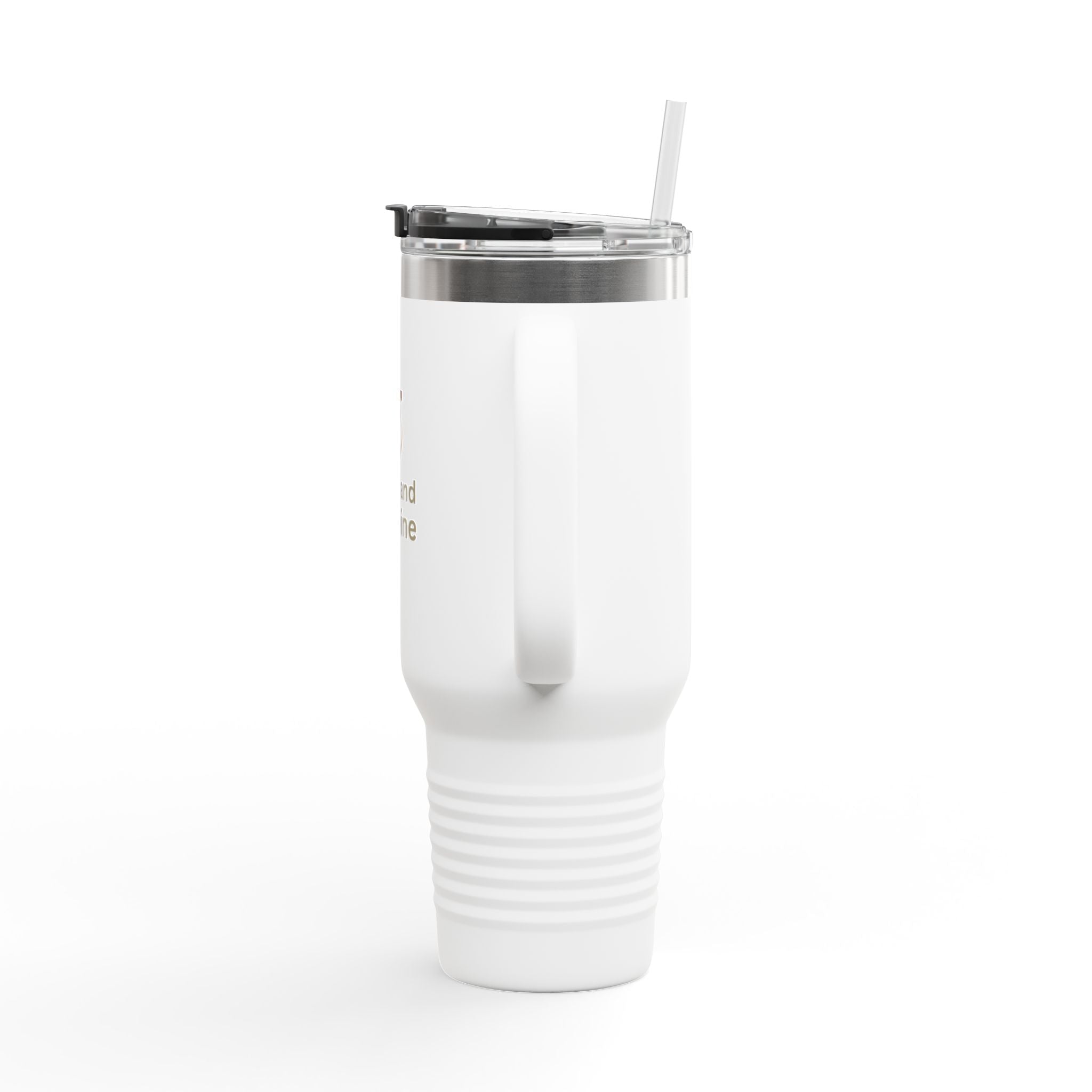 Faith and Caffeine 40oz Insulated Travel Mug