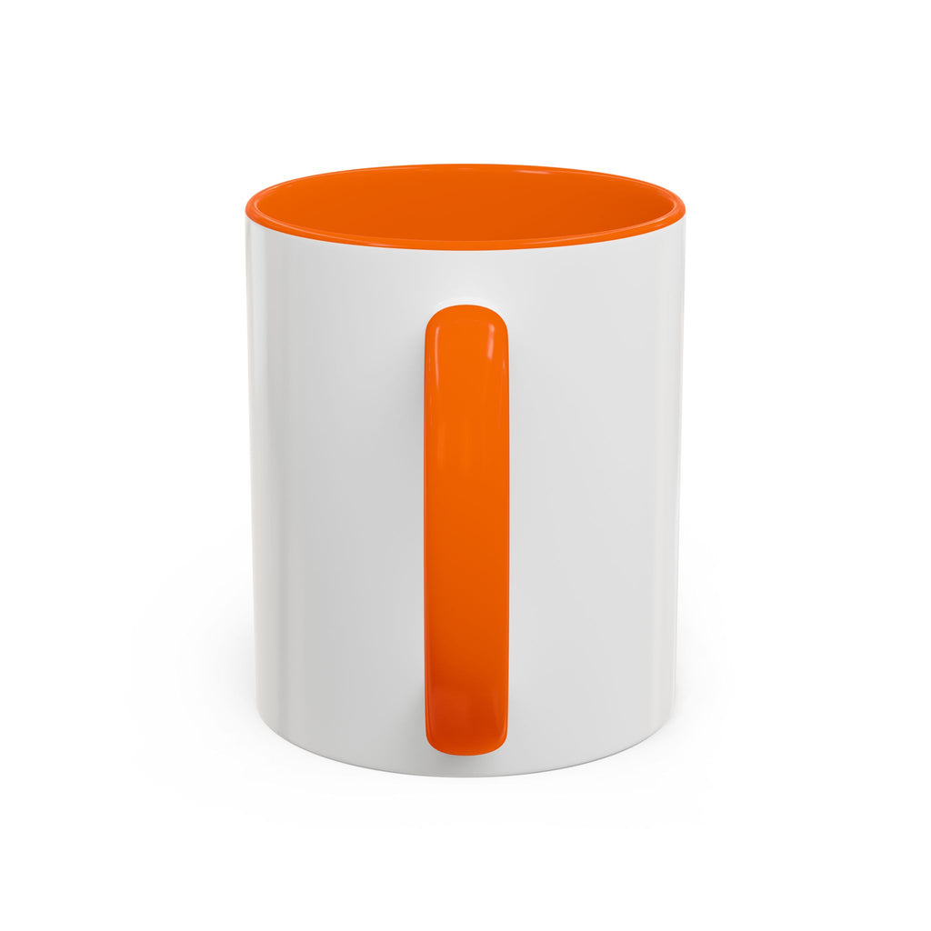 Faith and Caffeine Accent Coffee Mug — Christian Cross Coffee Cup (11/15 oz)