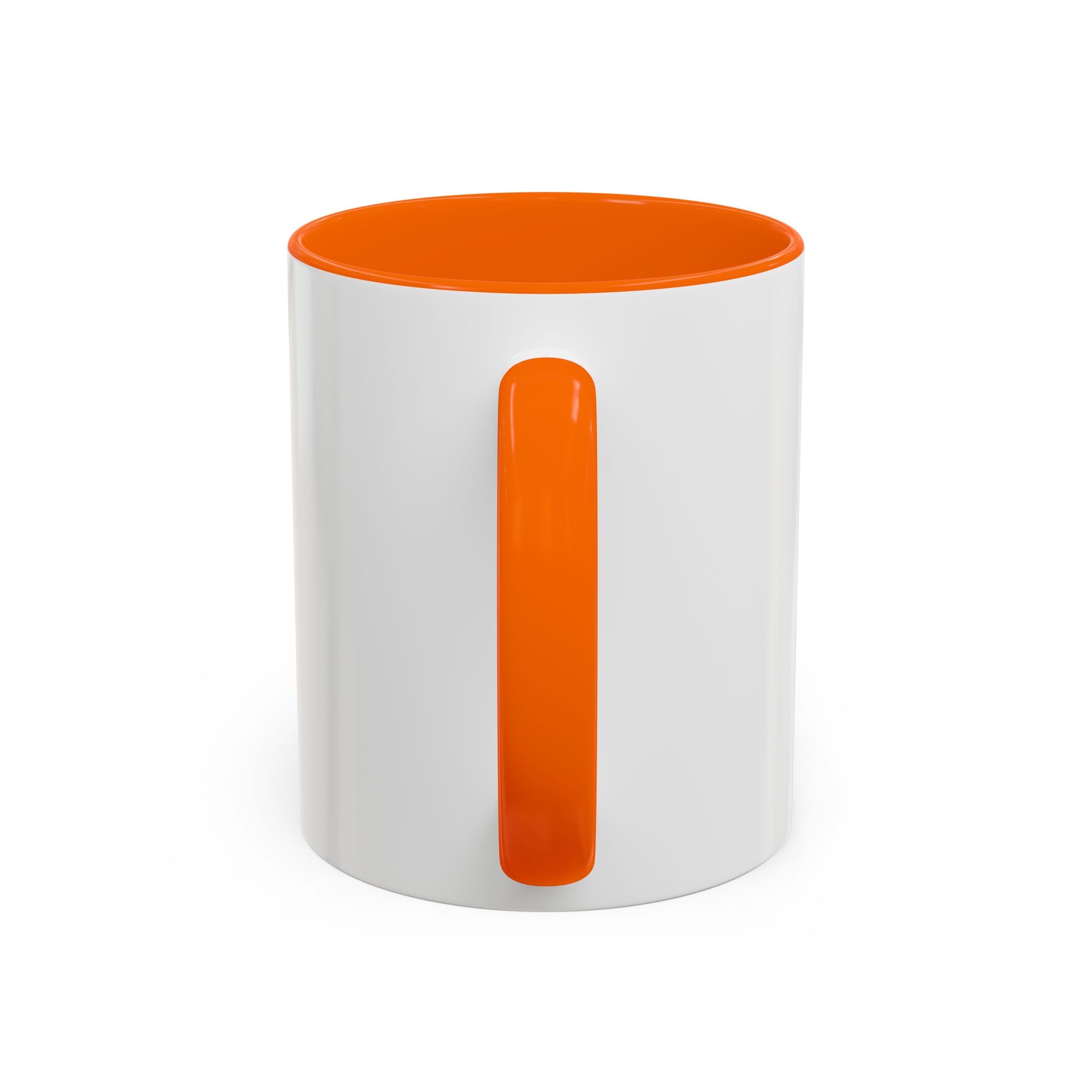 Faith and Caffeine Accent Coffee Mug — Christian Cross Coffee Cup (11/15 oz)