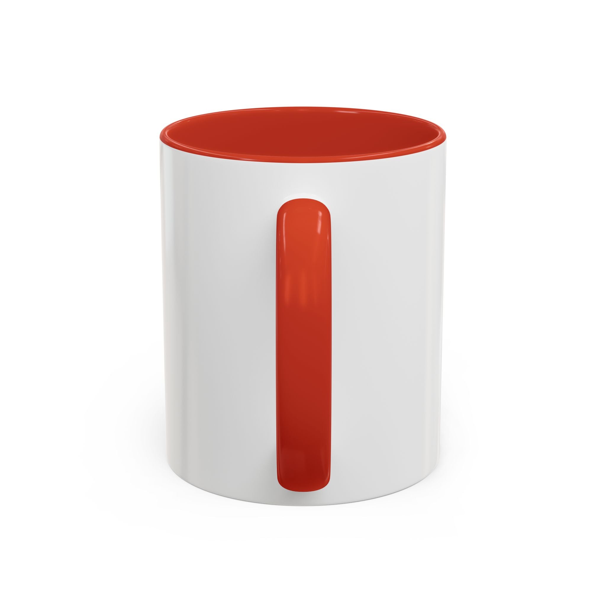 Faith and Caffeine Accent Coffee Mug — Christian Cross Coffee Cup (11/15 oz)